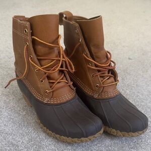 LL Bean Duck Boots - size 9